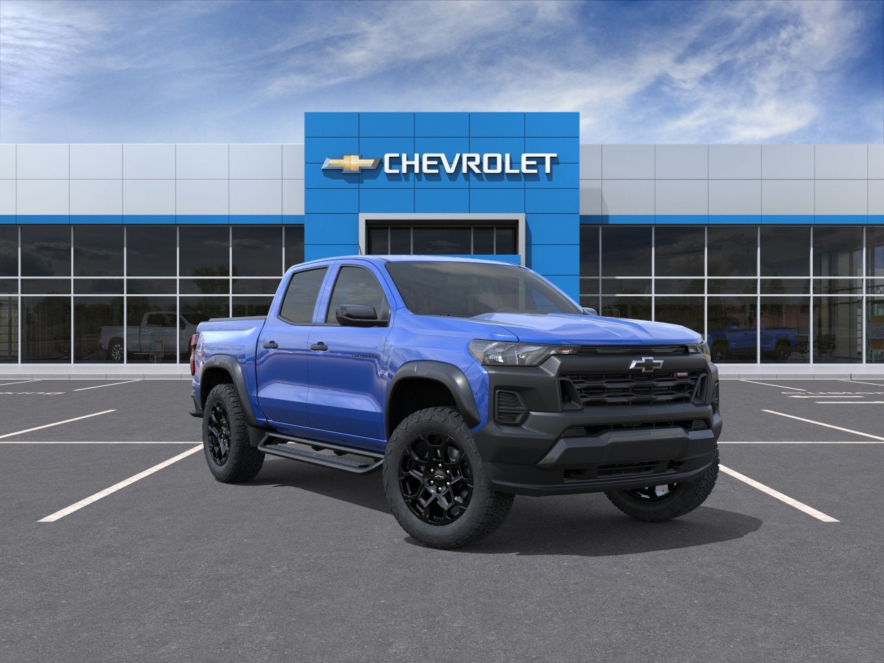 Reef Blue Metallic 2026 Chevrolet Colorado Pickup Truck Four-Wheel Drive Automatic