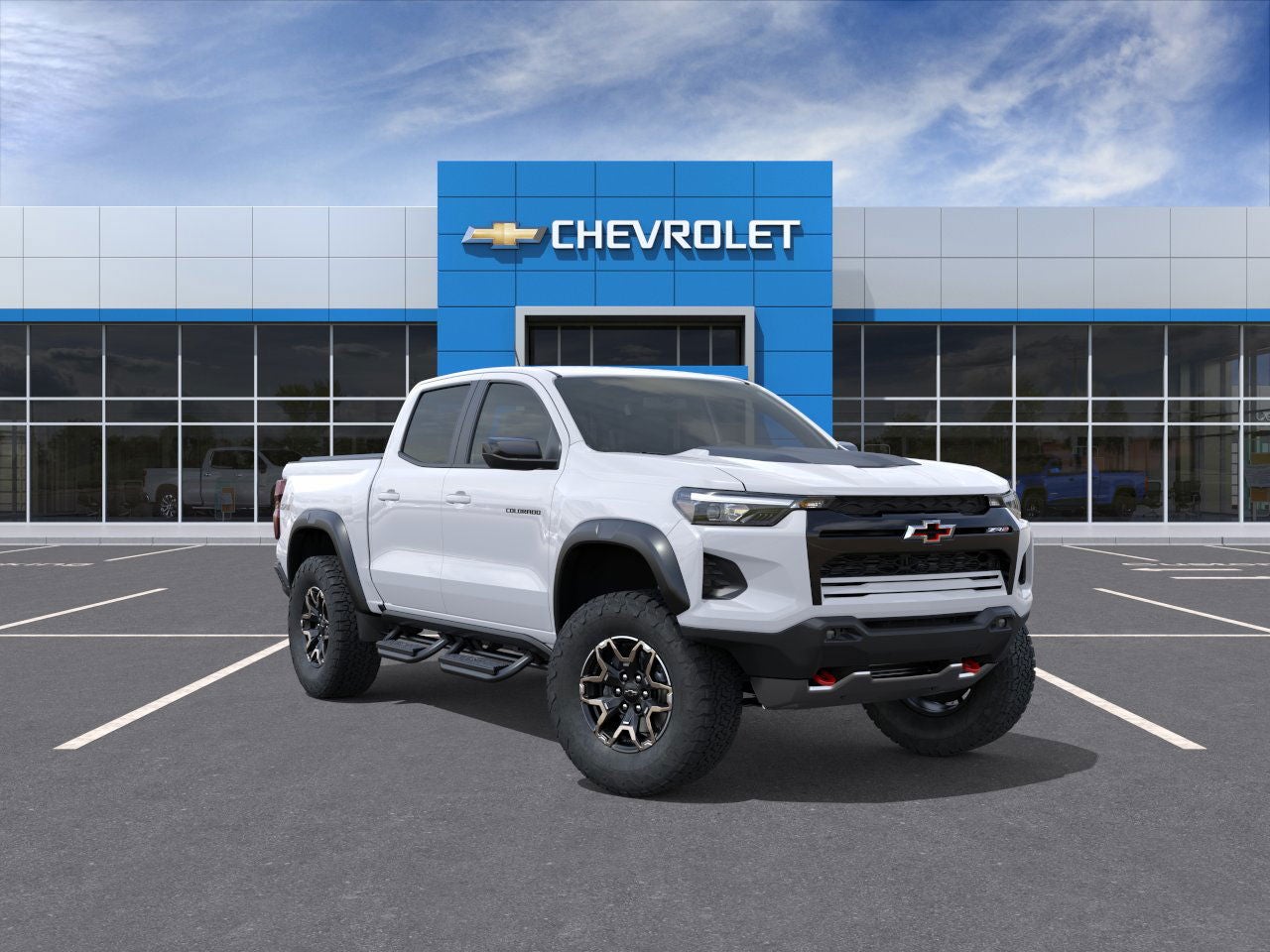 Summit White 2026 Chevrolet Colorado Pickup Truck Four-Wheel Drive Automatic