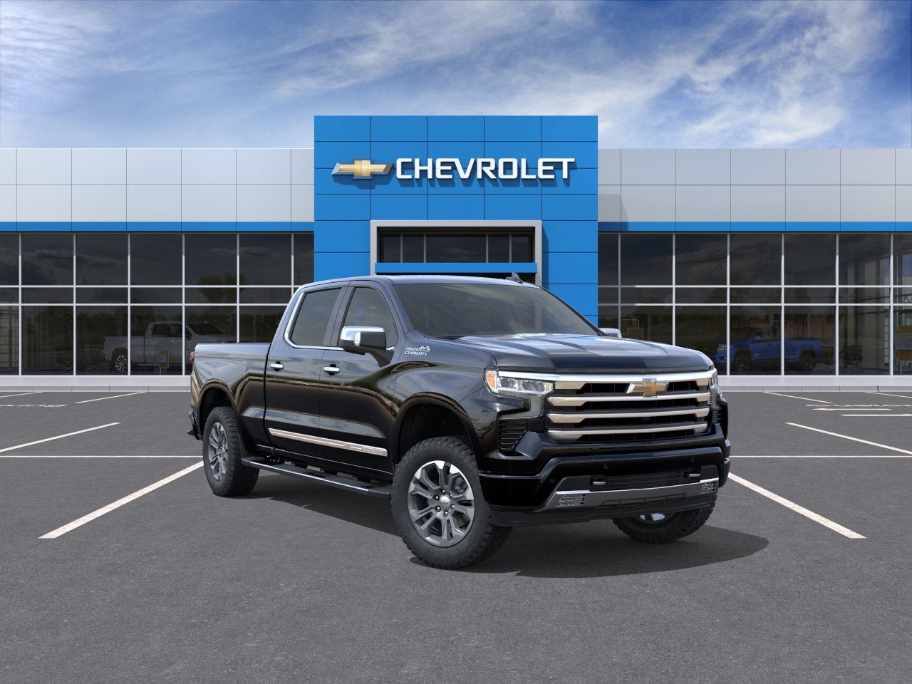 Black 2026 Chevrolet Silverado 1500 Pickup Truck Four-Wheel Drive Automatic