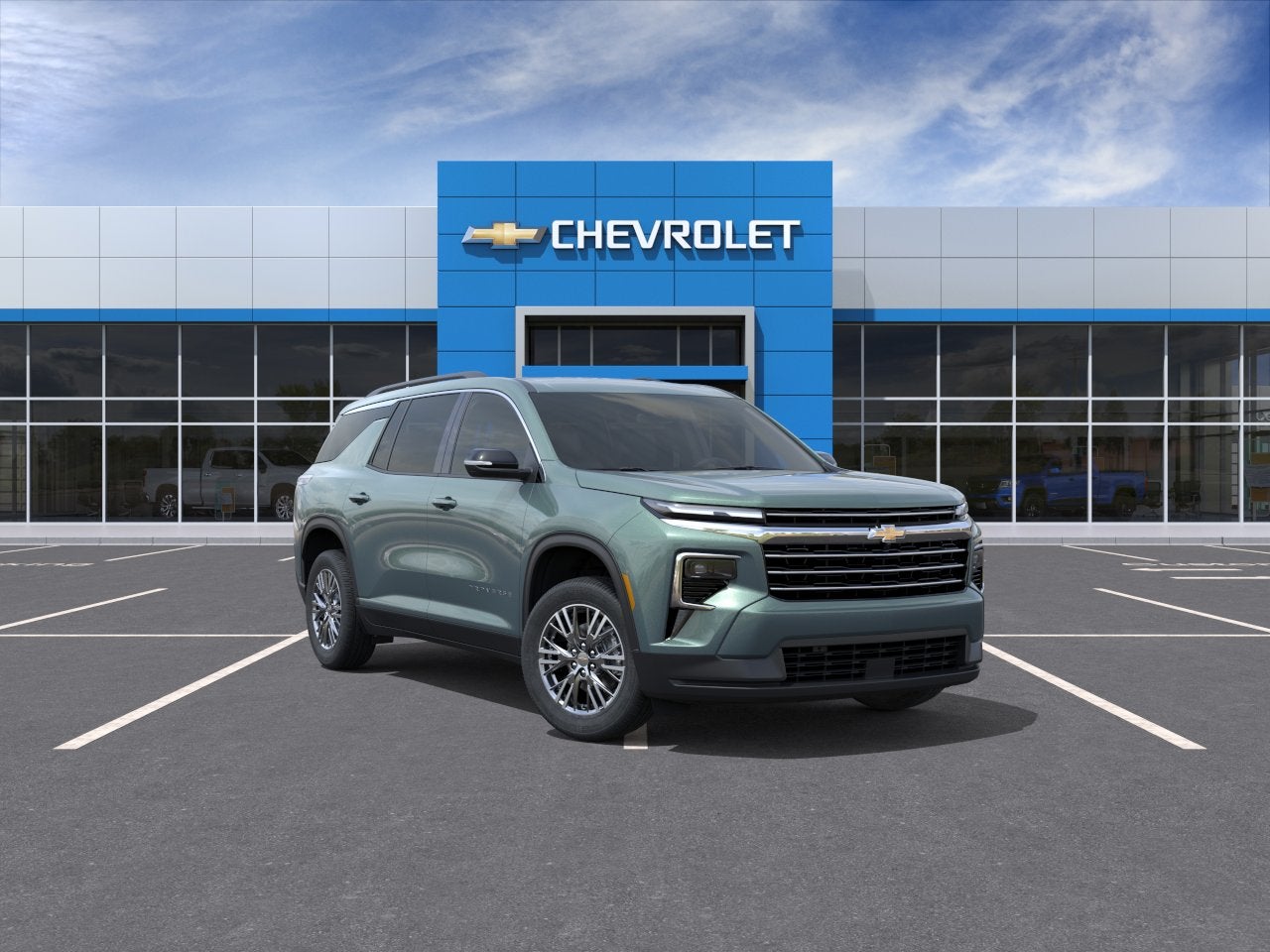 Trillium Green Metallic 2027 Chevrolet Traverse SUV / Crossover Front-Wheel Drive Automatic