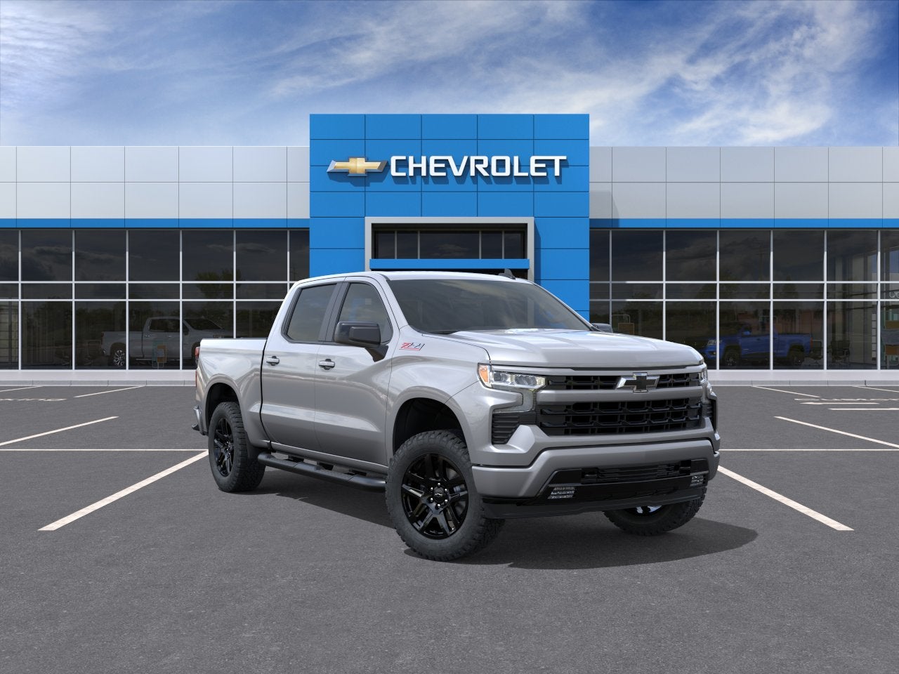 Sterling Gray Metallic 2026 Chevrolet Silverado 1500 Pickup Truck Four-Wheel Drive Automatic