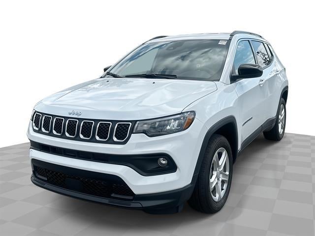 White 2023 Jeep Compass SUV / Crossover Four-Wheel Drive 