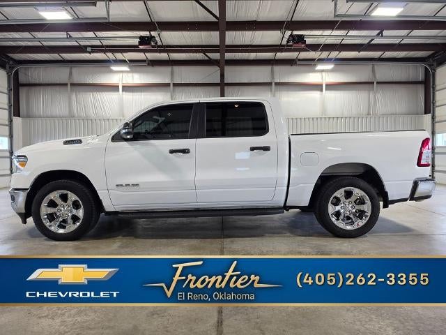 White 2023 RAM 1500 Pickup Truck Four-Wheel Drive Automatic
