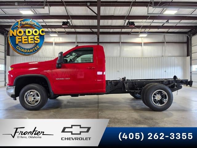 Red Hot 2026 Chevrolet Silverado 3500HD Chassis LT Regular Cab 4WD Pickup Truck Four-Wheel Drive Automatic