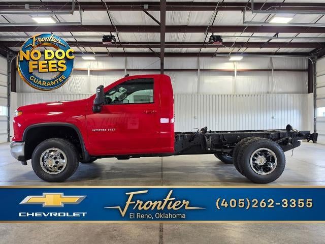 Red Hot 2026 Chevrolet Silverado 3500HD Chassis Pickup Truck Four-Wheel Drive Automatic