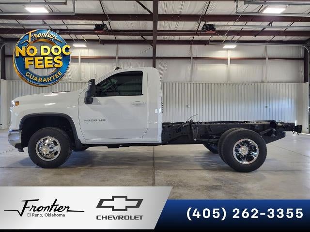 Summit White 2026 Chevrolet Silverado 3500HD Chassis LT Regular Cab 4WD Pickup Truck Four-Wheel Drive Automatic
