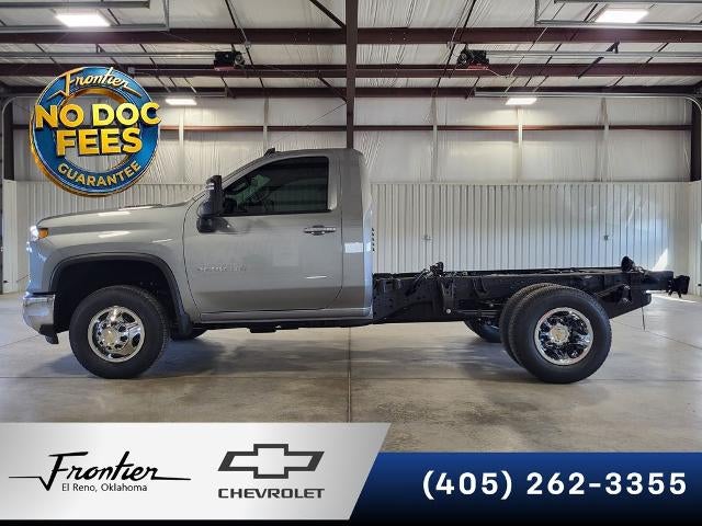 Sterling Gray Metallic 2026 Chevrolet Silverado 3500HD Chassis LT Regular Cab 4WD Pickup Truck Four-Wheel Drive Automatic