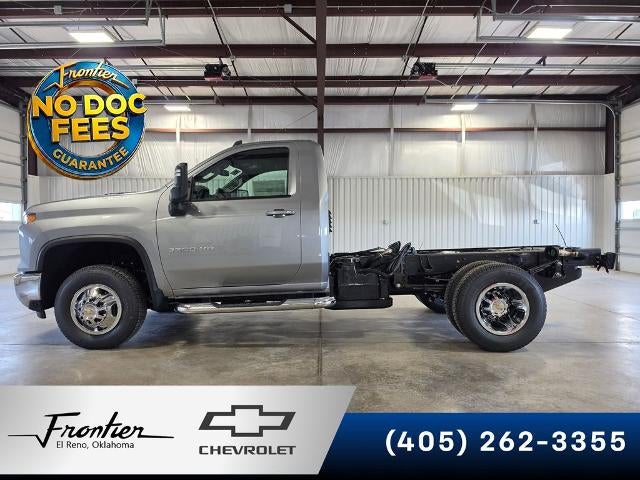 Sterling Gray Metallic 2026 Chevrolet Silverado 3500HD Chassis LT Regular Cab 4WD Pickup Truck Four-Wheel Drive Automatic