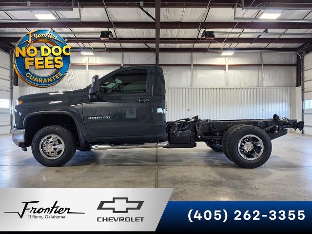 Cypress Gray 2026 Chevrolet Silverado 3500HD Chassis LT Regular Cab 4WD Pickup Truck Four-Wheel Drive Automatic