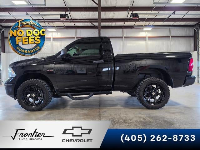 Black 2021 RAM 1500 Classic Tradesman 4WD Pickup Truck Four-Wheel Drive 