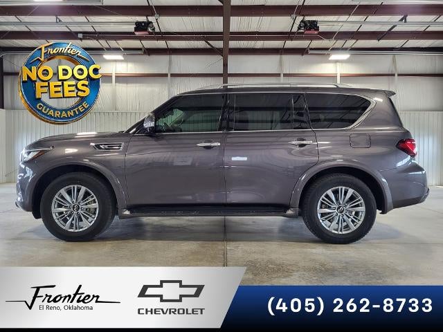 Gray 2024 INFINITI QX80 Luxe 4WD SUV / Crossover All-Wheel Drive 7-Speed Automatic