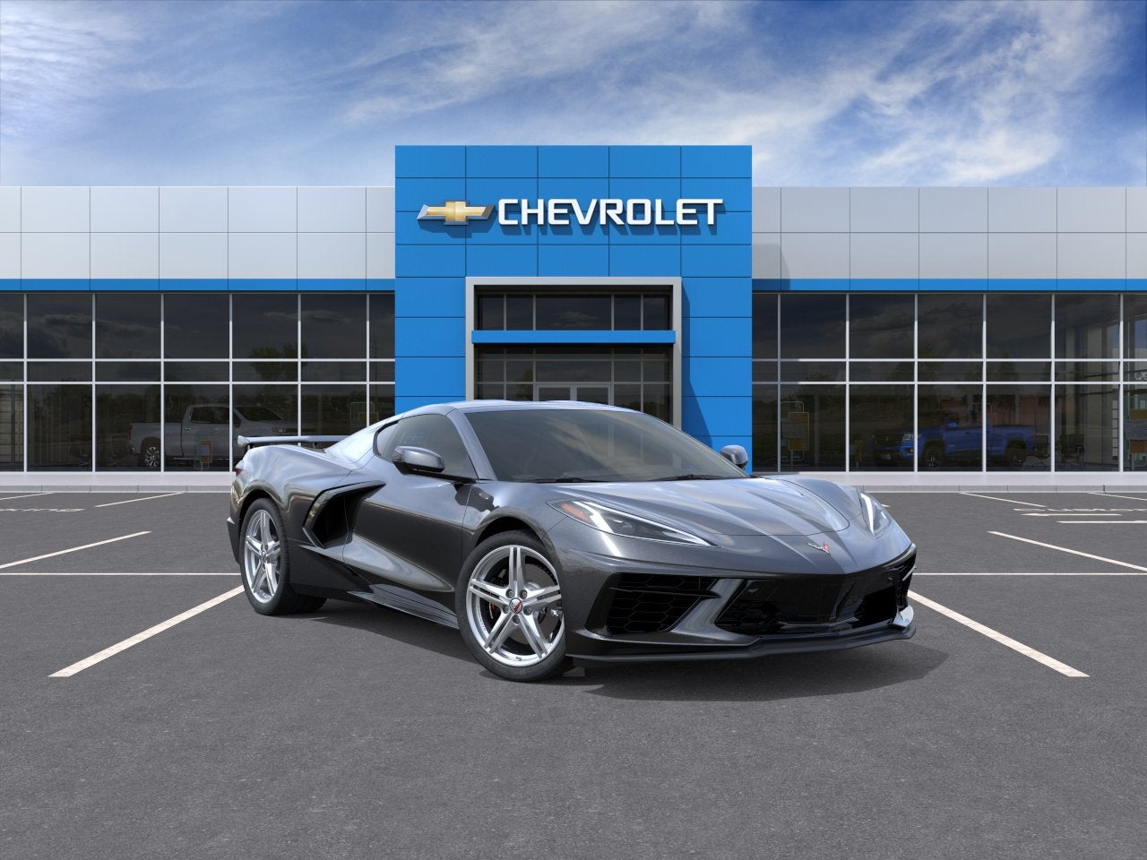 Pitch Gray Metallic 2027 Chevrolet Corvette Coupe Rear-Wheel Drive Automatic