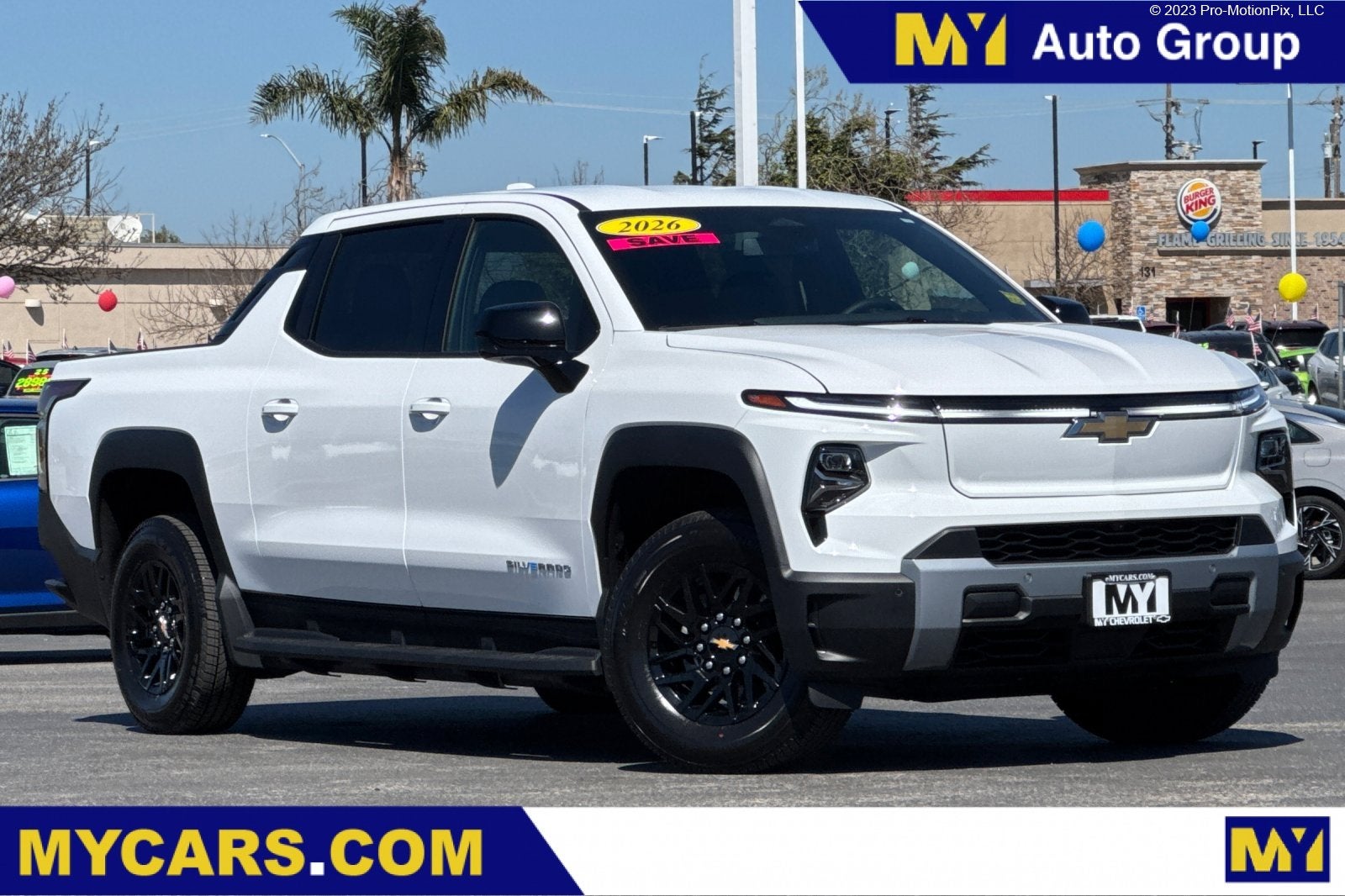 Summit White 2026 Chevrolet Silverado EV LT Crew Cab (Standard Range) e4WD Pickup Truck All-Wheel Drive Automatic