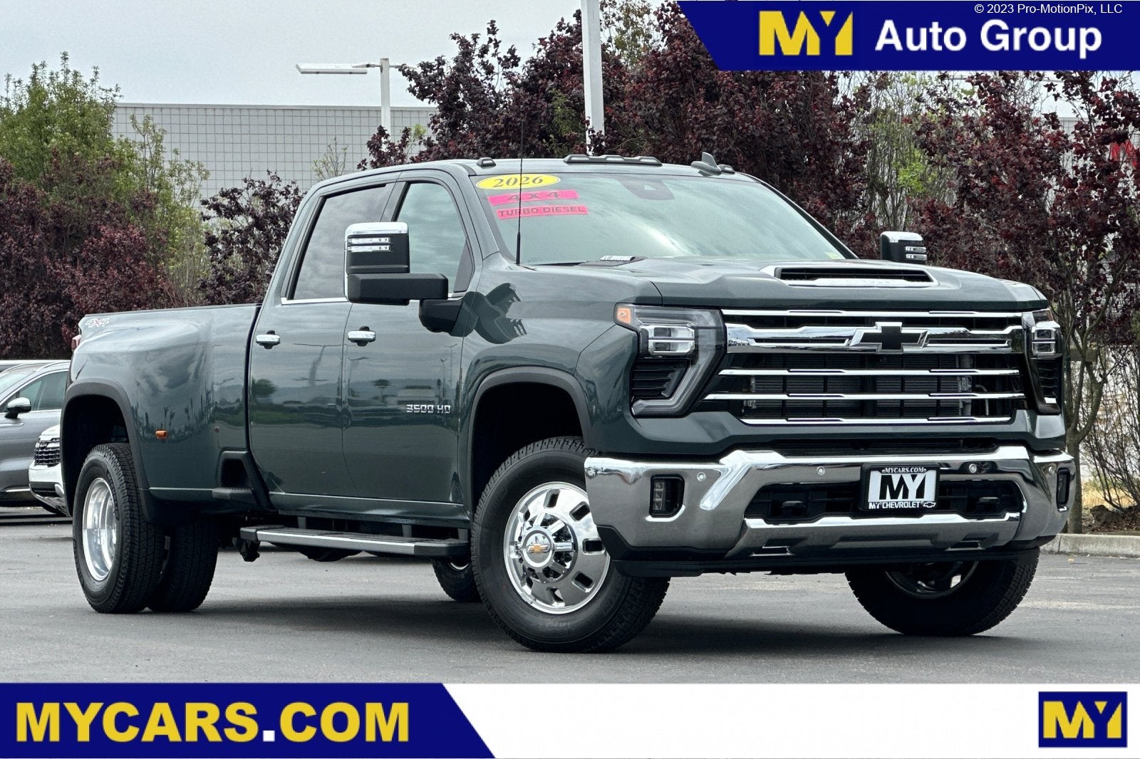 Cypress Gray 2026 Chevrolet Silverado 3500HD Pickup Truck Four-Wheel Drive Automatic