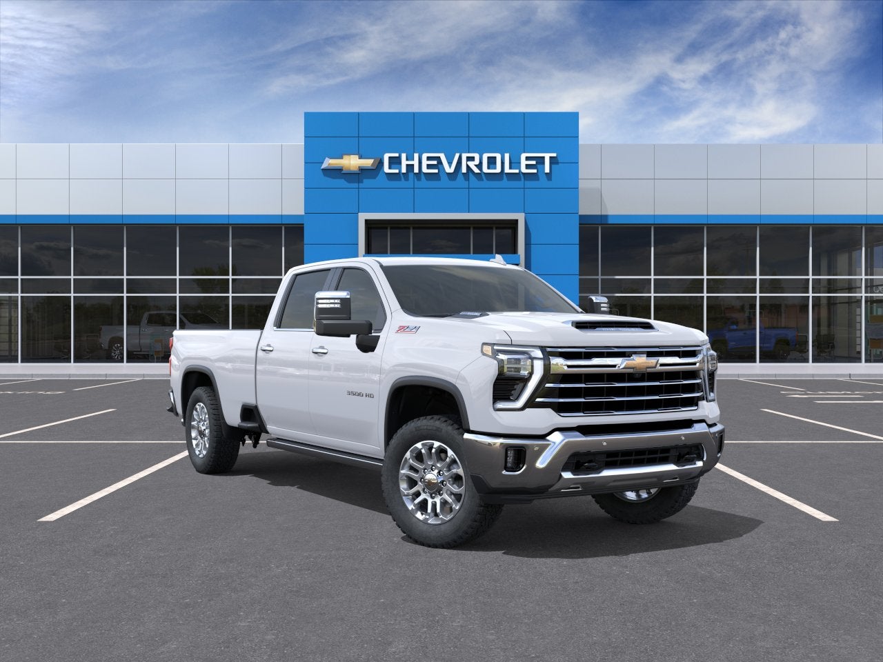 Summit White 2026 Chevrolet Silverado 3500HD Pickup Truck Four-Wheel Drive Automatic