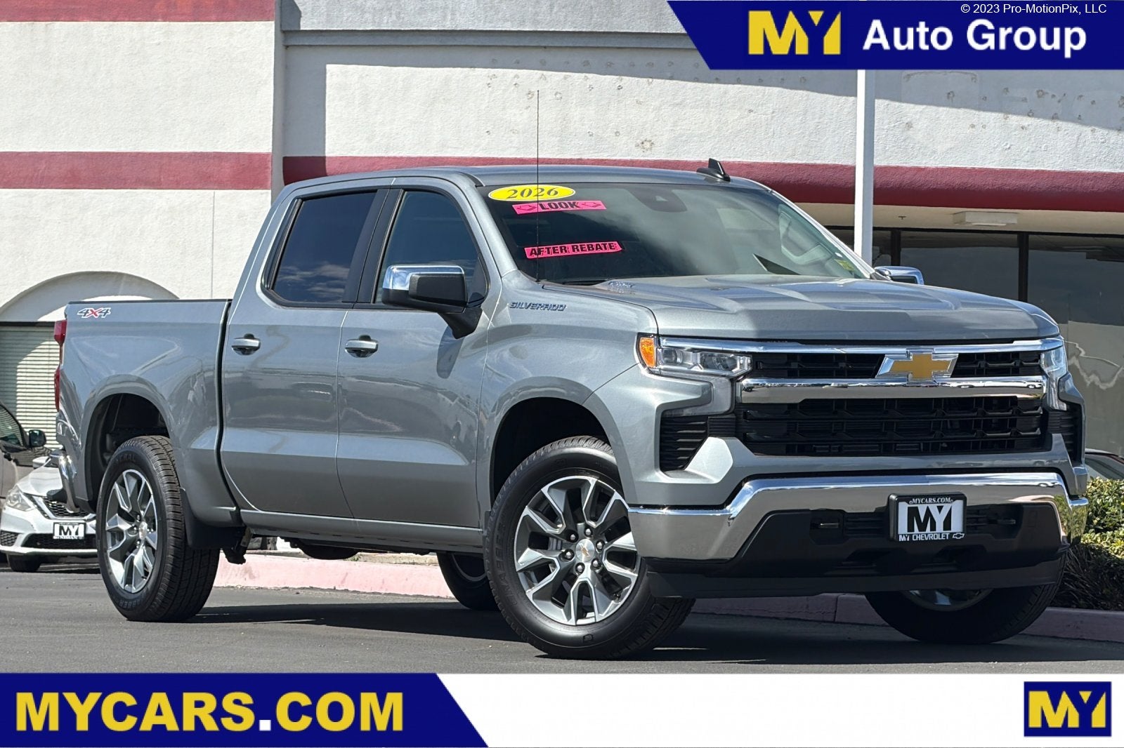 Sterling Gray Metallic 2026 Chevrolet Silverado 1500 Pickup Truck Four-Wheel Drive Automatic
