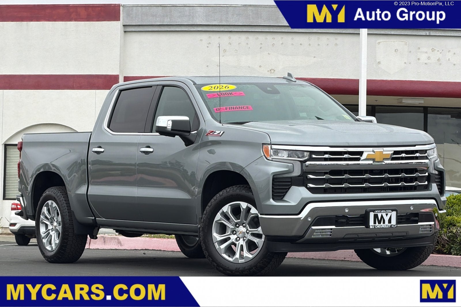 Sterling Gray Metallic 2026 Chevrolet Silverado 1500 Pickup Truck Four-Wheel Drive Automatic