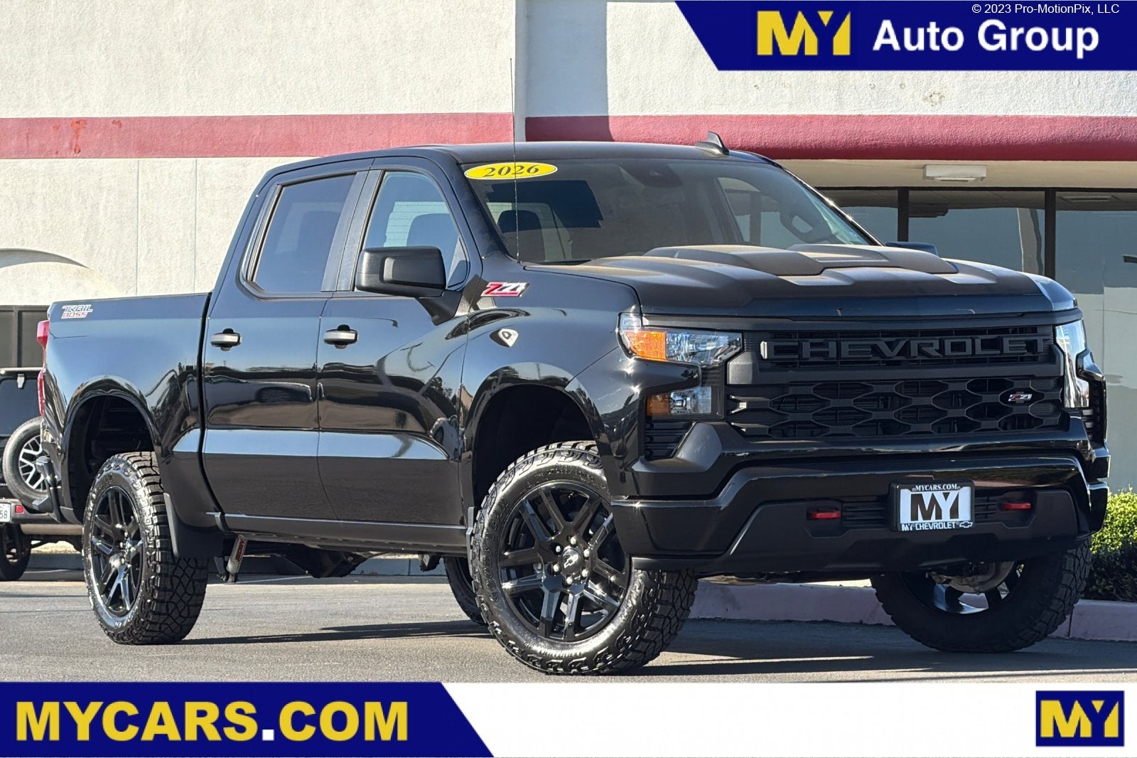Black 2026 Chevrolet Silverado 1500 Pickup Truck Four-Wheel Drive Automatic