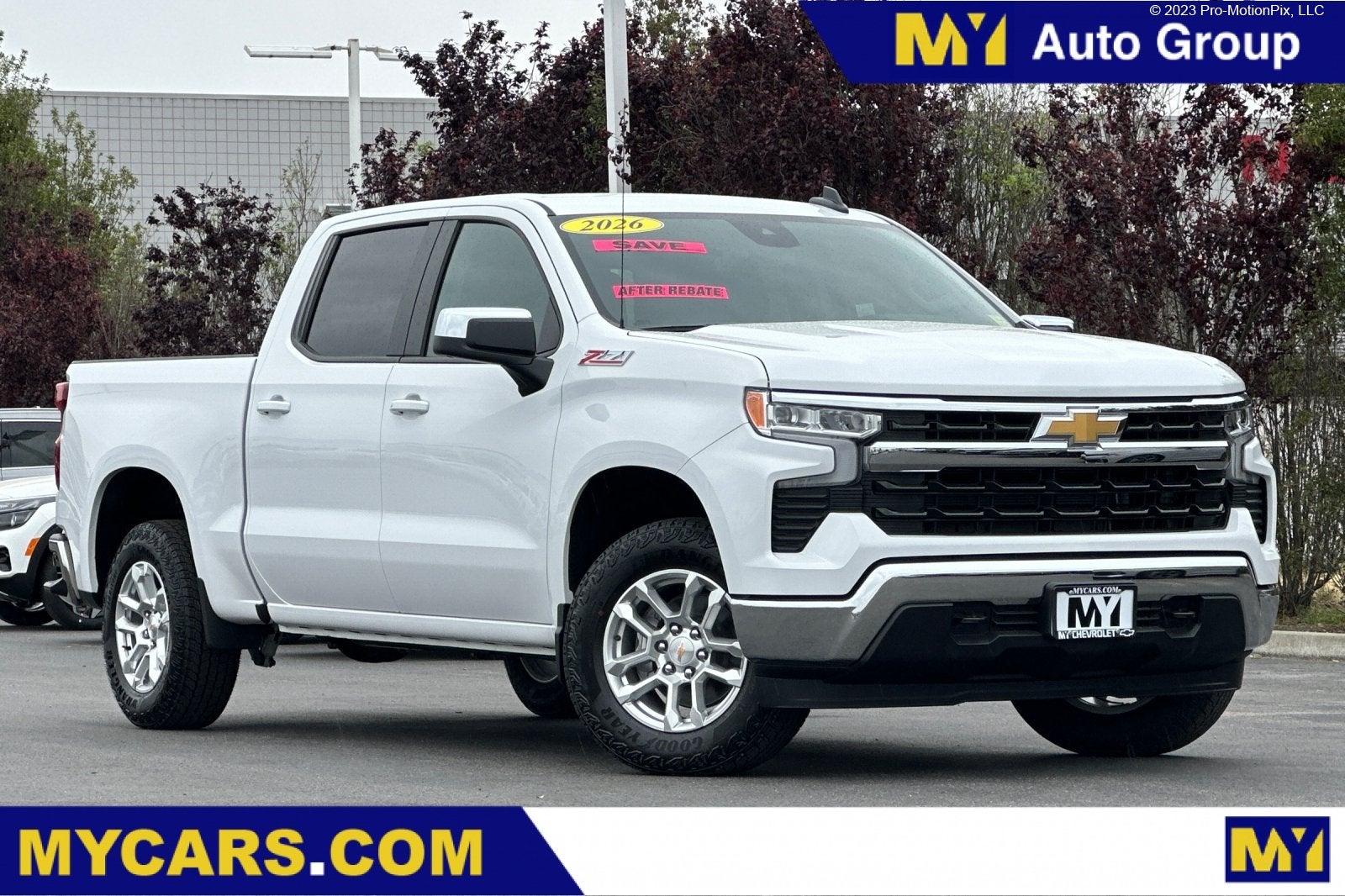 Summit White 2026 Chevrolet Silverado 1500 Pickup Truck Four-Wheel Drive Automatic