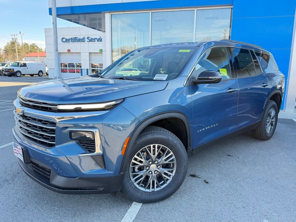 Lakeshore Blue Metallic 2026 Chevrolet Traverse SUV / Crossover Four-Wheel Drive Automatic