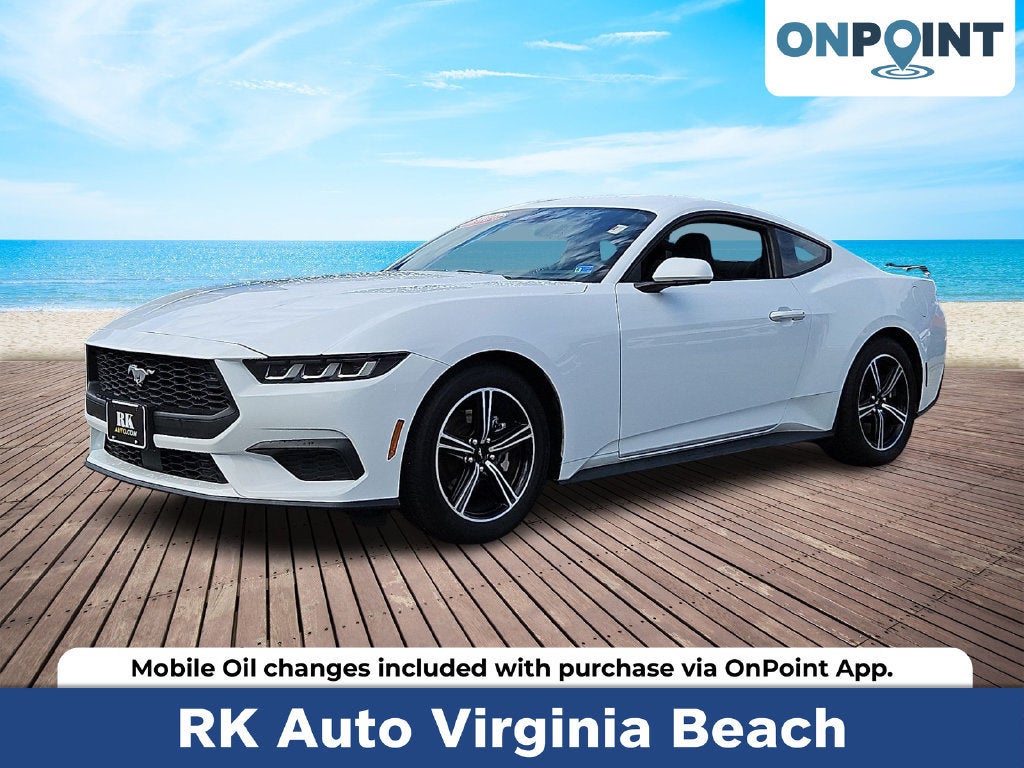 White 2024 Ford Mustang Coupe Rear-Wheel Drive Automatic