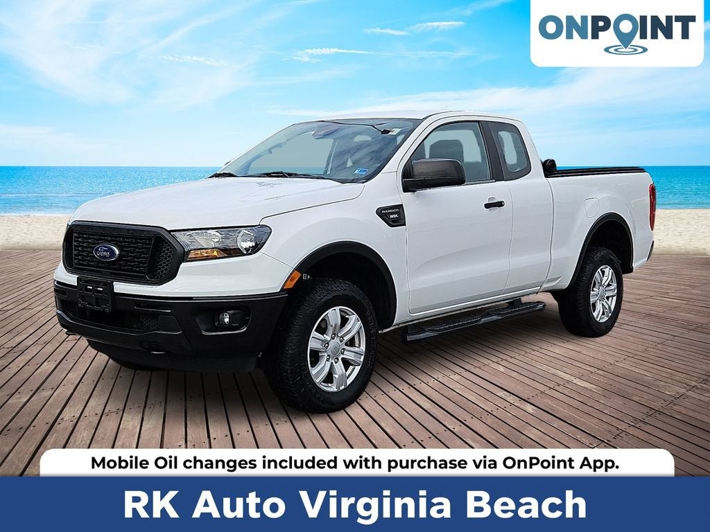 White 2020 Ford Ranger Pickup Truck Four-Wheel Drive Automatic