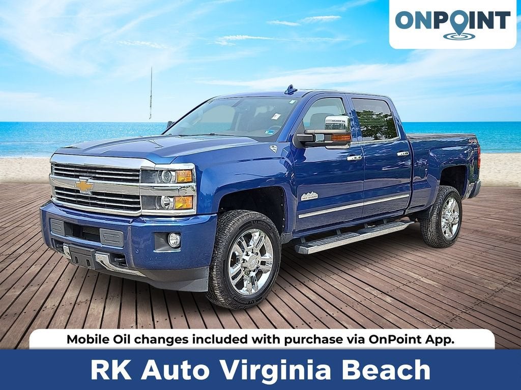 Deep Ocean Blue Metallic 2015 Chevrolet Silverado 2500HD Pickup Truck Four-Wheel Drive Automatic