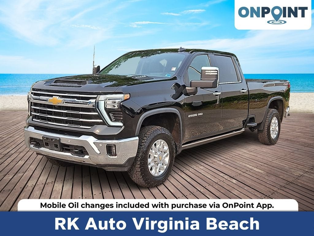 Black 2024 Chevrolet Silverado 2500HD Pickup Truck Four-Wheel Drive Automatic