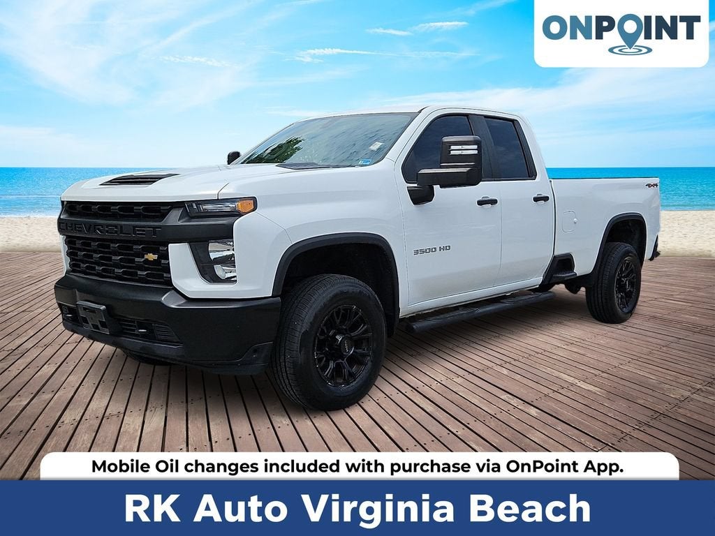 Summit White 2023 Chevrolet Silverado 3500HD Pickup Truck Four-Wheel Drive Automatic