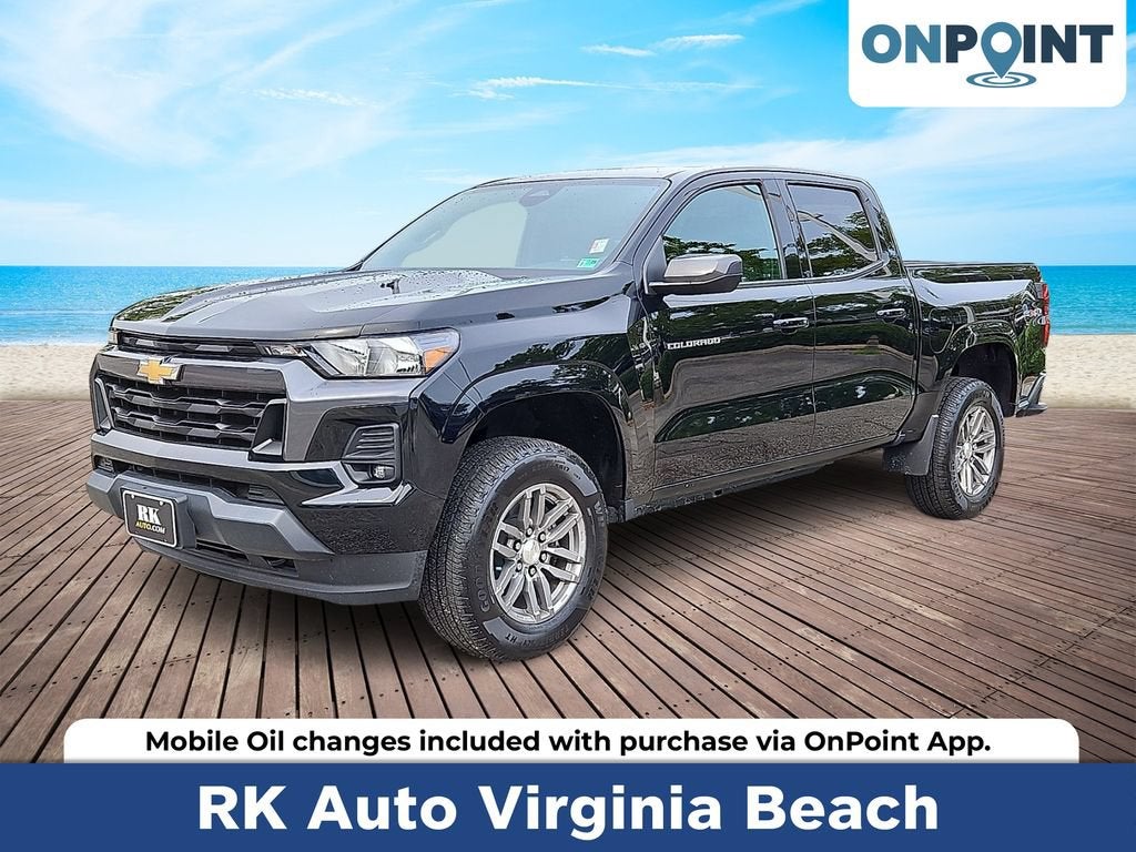Black 2023 Chevrolet Colorado Pickup Truck Four-Wheel Drive Automatic