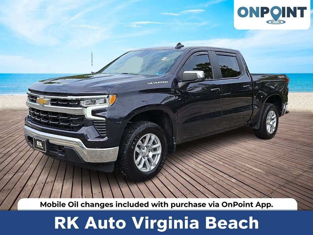 Dark Ash Metallic 2023 Chevrolet Silverado 1500 Pickup Truck Four-Wheel Drive Automatic