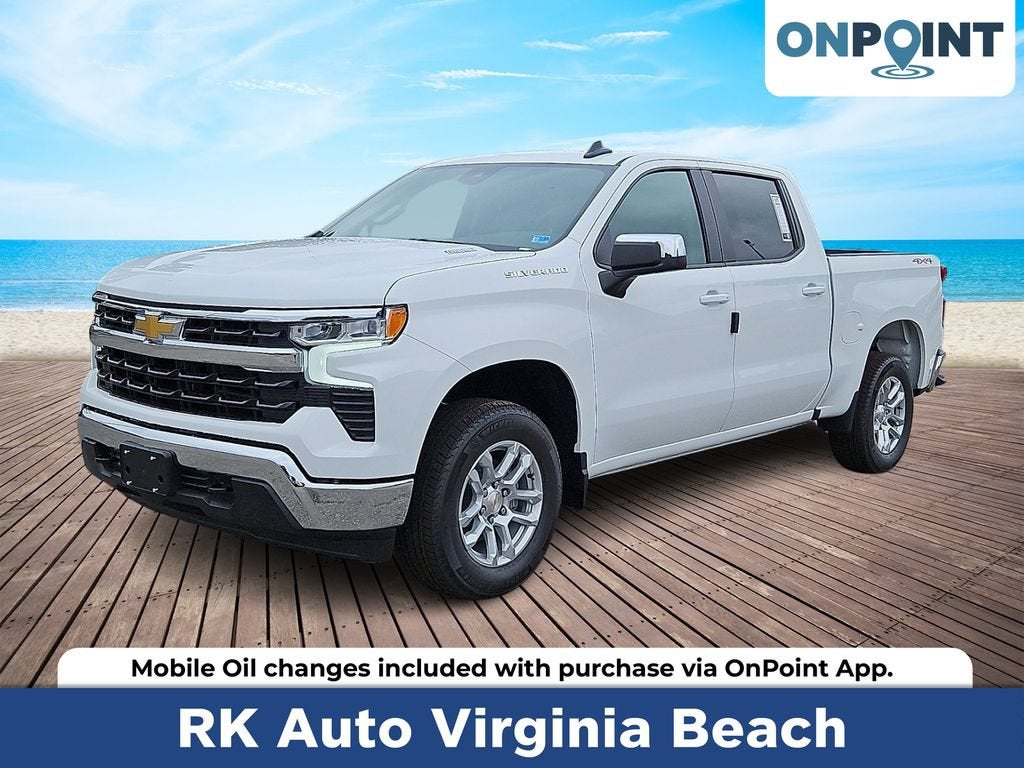 Summit White 2026 Chevrolet Silverado 1500 Pickup Truck Four-Wheel Drive Automatic