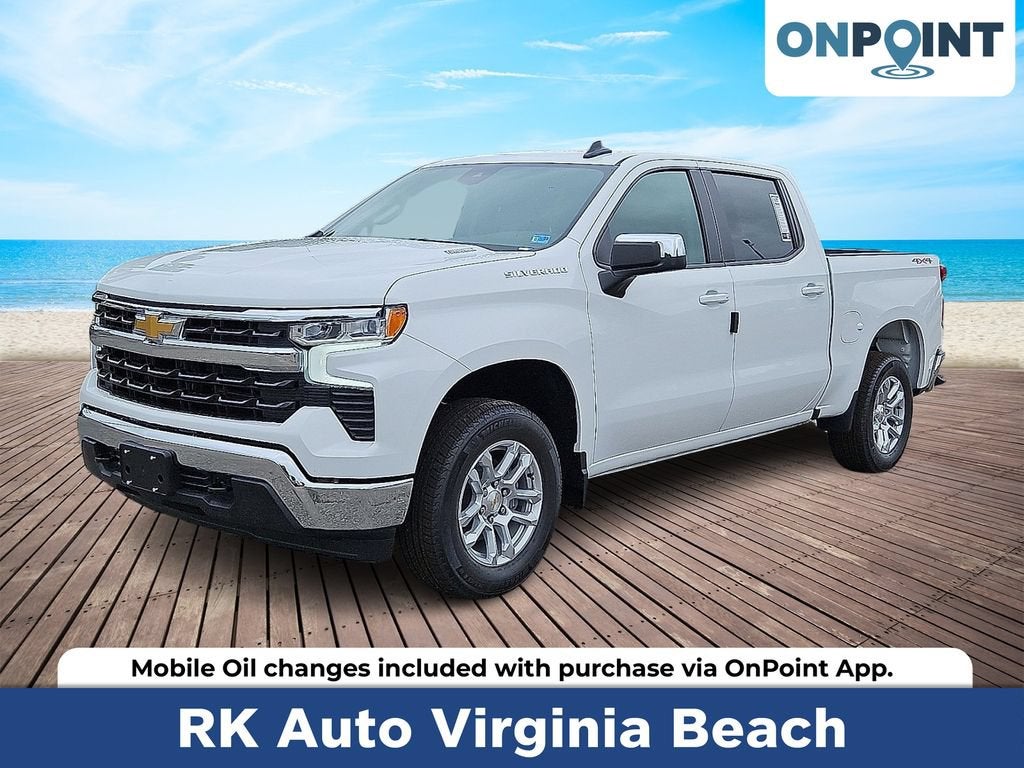 Summit White 2026 Chevrolet Silverado 1500 Pickup Truck Four-Wheel Drive Automatic