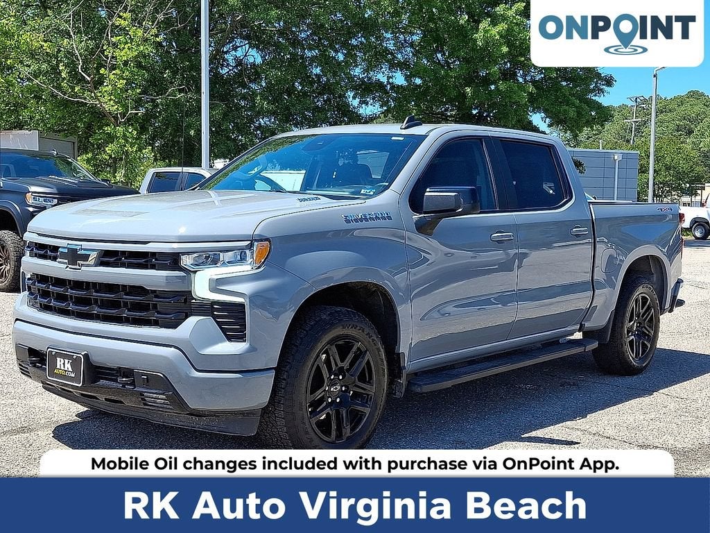 Slate Gray Metallic 2025 Chevrolet Silverado 1500 Pickup Truck Four-Wheel Drive Automatic
