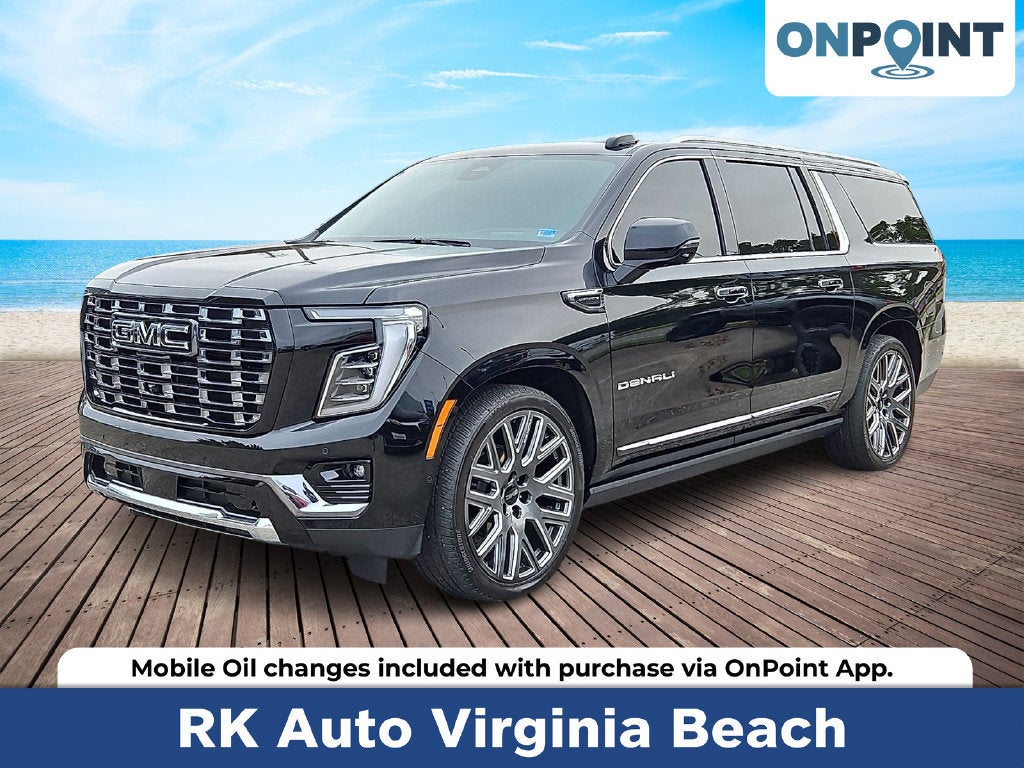 Onyx Black 2025 GMC Yukon XL SUV / Crossover Four-Wheel Drive Automatic
