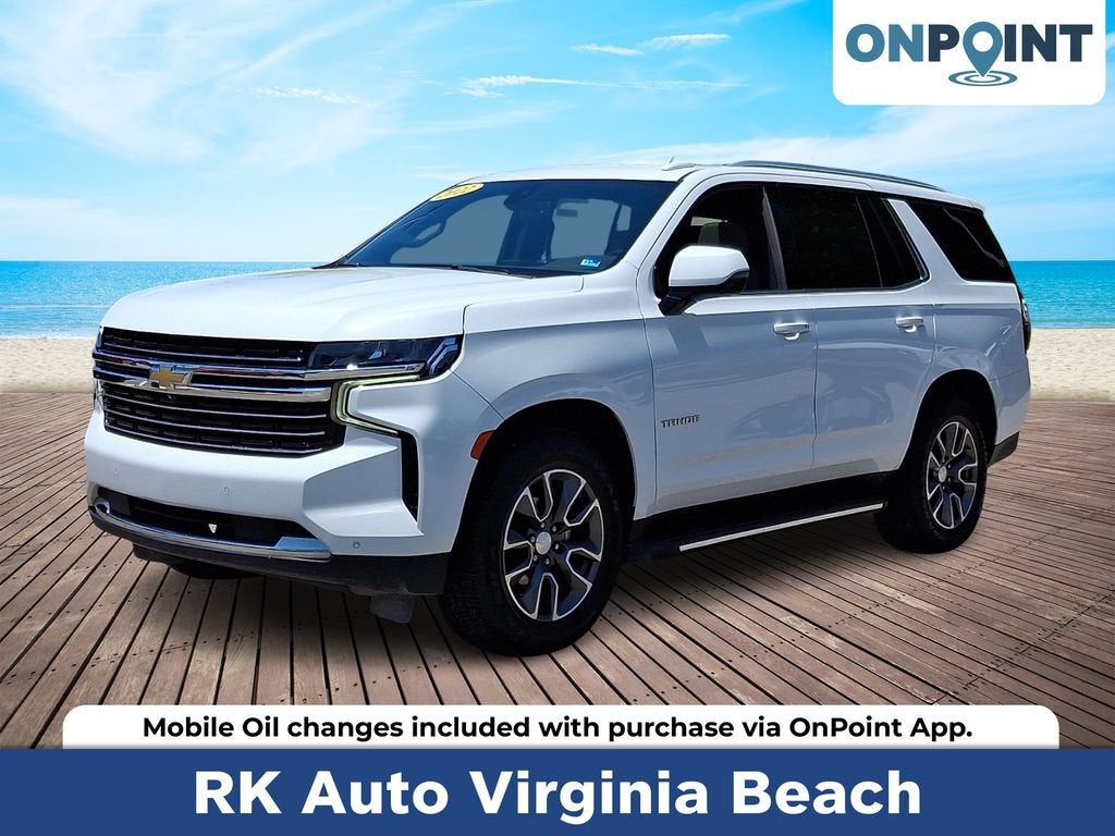 Summit White 2022 Chevrolet Tahoe SUV / Crossover Four-Wheel Drive Automatic