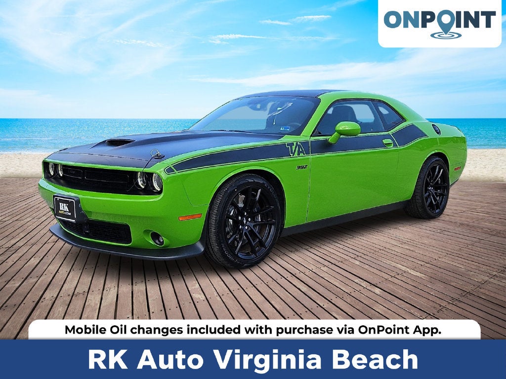 Green 2017 Dodge Challenger Coupe Rear-Wheel Drive Automatic