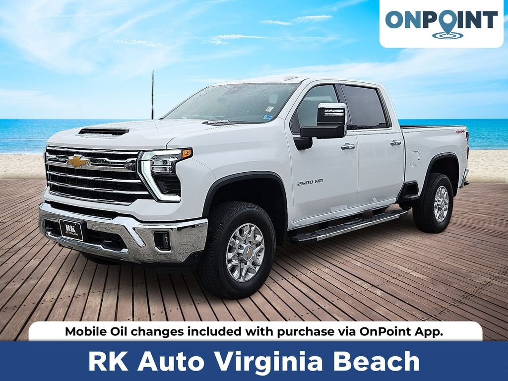 Summit White 2024 Chevrolet Silverado 2500HD Pickup Truck Four-Wheel Drive Automatic