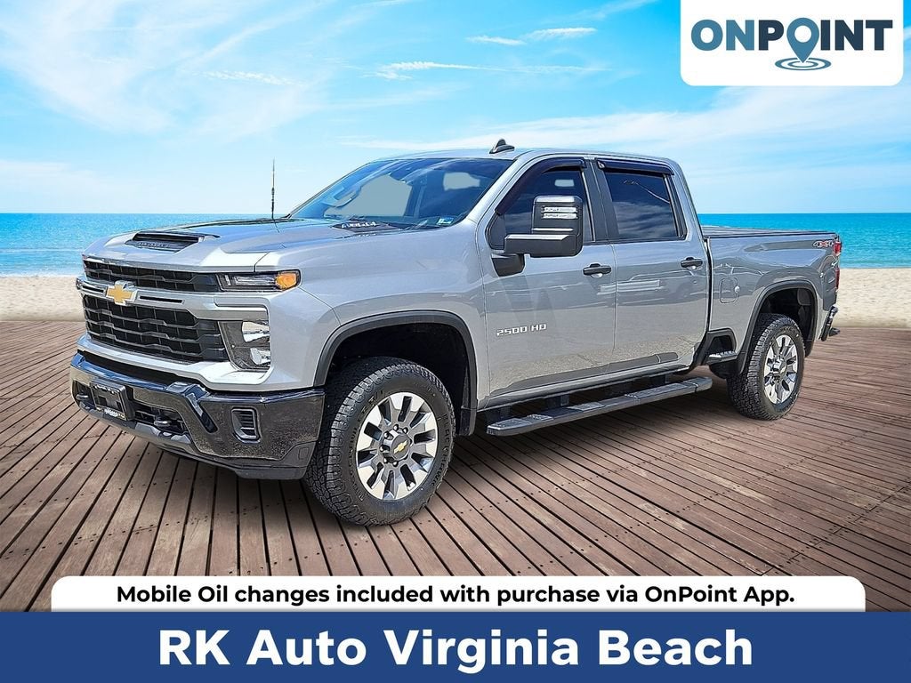 Sterling Gray Metallic 2024 Chevrolet Silverado 2500HD Pickup Truck Four-Wheel Drive Automatic