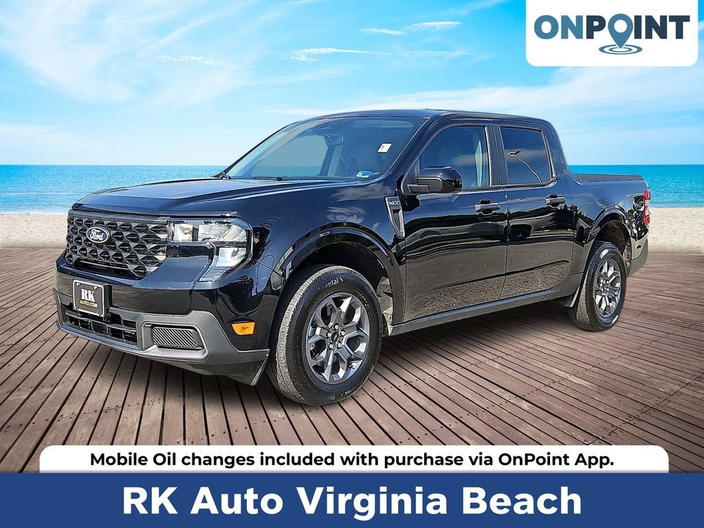 Black 2025 Ford Maverick Pickup Truck Front-Wheel Drive Automatic