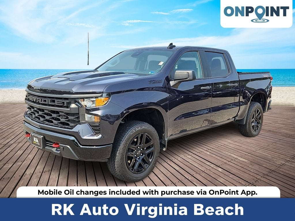 Dark Ash Metallic 2024 Chevrolet Silverado 1500 Pickup Truck Four-Wheel Drive Automatic