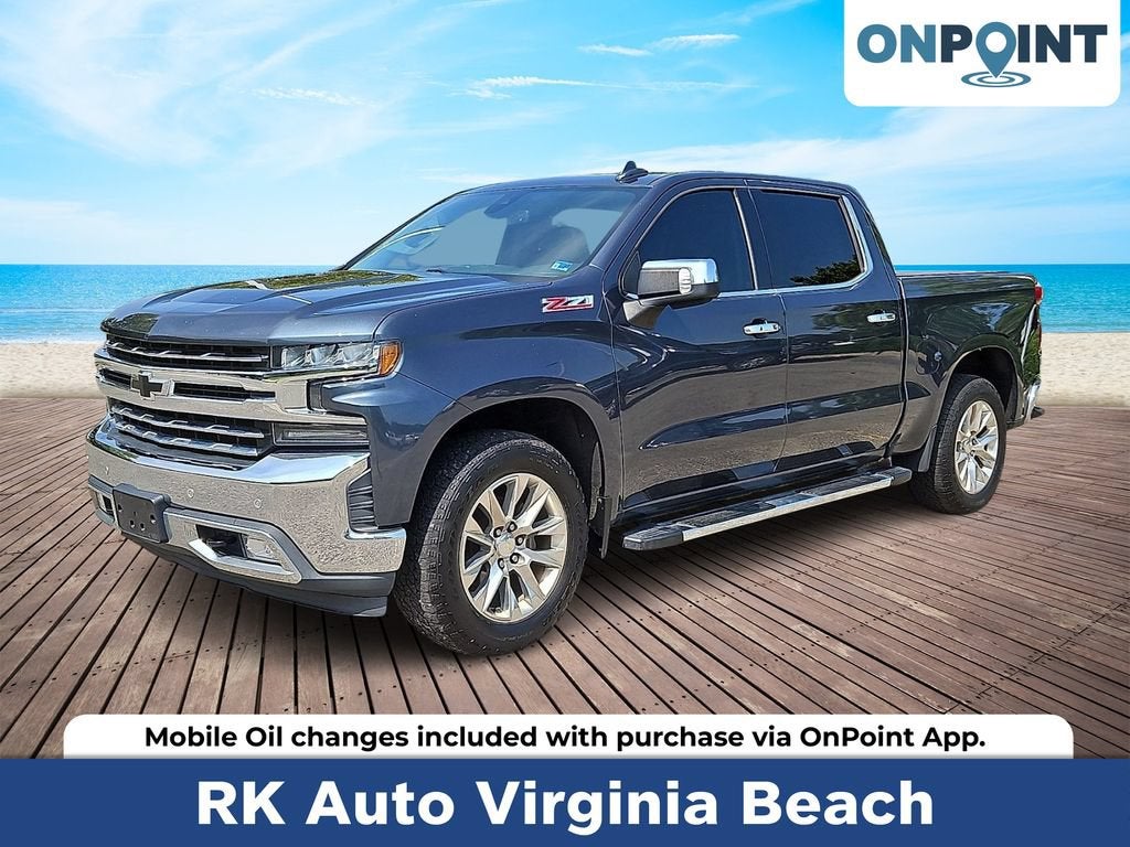 Shadow Gray Metallic 2019 Chevrolet Silverado 1500 Pickup Truck Four-Wheel Drive Automatic