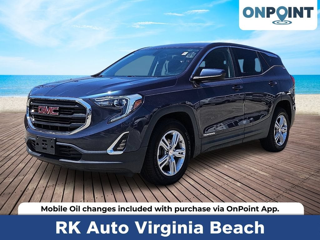 Blue Steel Metallic 2019 GMC Terrain SUV / Crossover Front-Wheel Drive Automatic