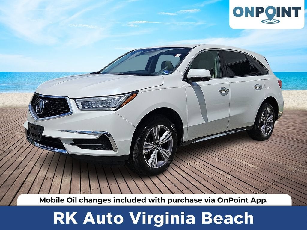 White 2020 Acura MDX SUV / Crossover All-Wheel Drive Automatic