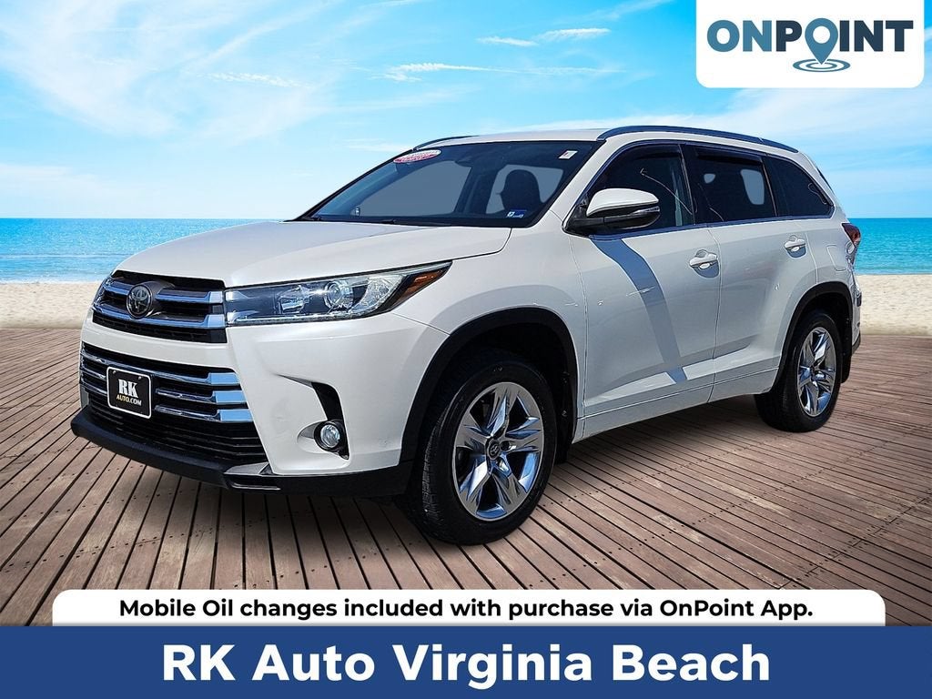 White 2018 Toyota Highlander SUV / Crossover All-Wheel Drive Automatic