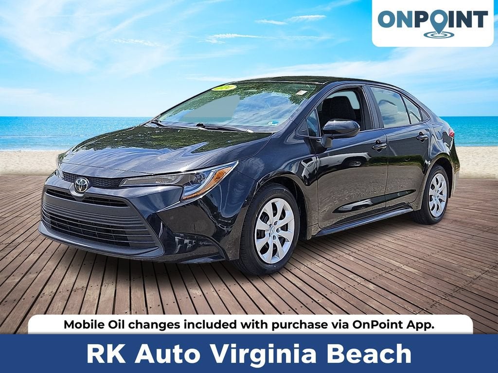 Black 2024 Toyota Corolla Sedan Front-Wheel Drive Automatic