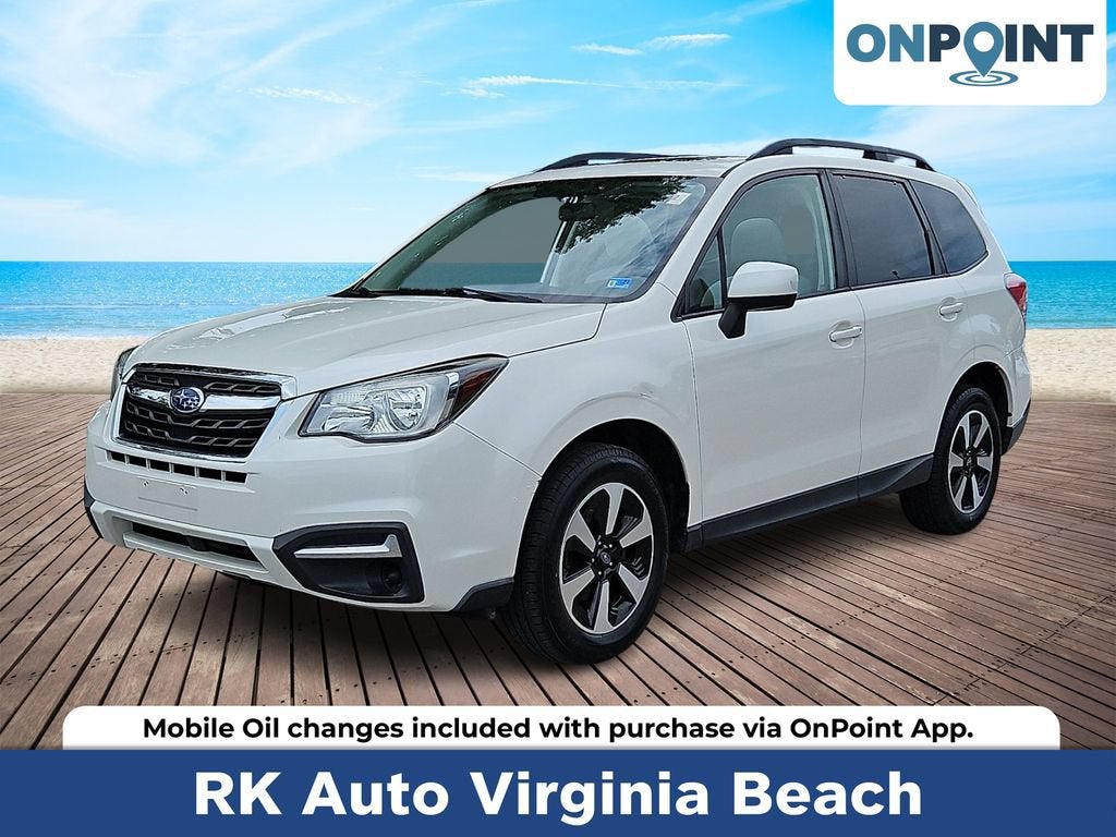 White 2018 Subaru Forester SUV / Crossover All-Wheel Drive Automatic