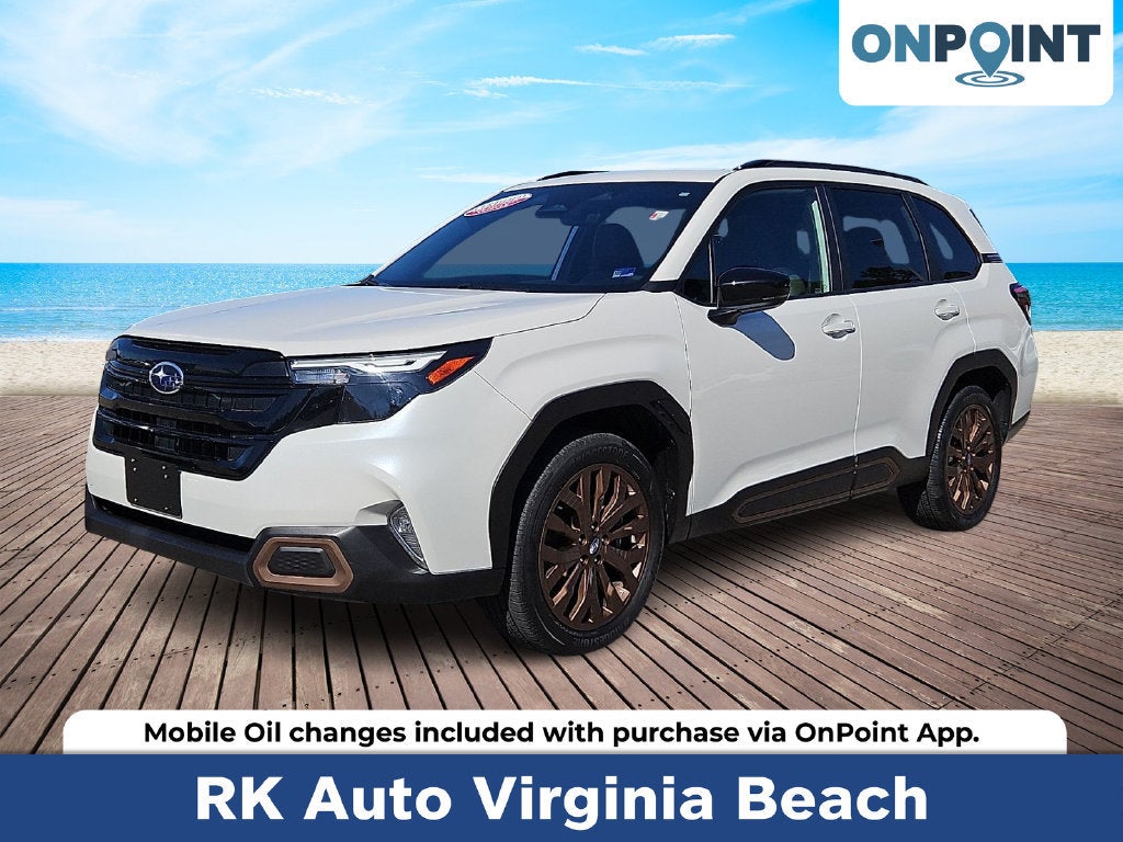 White 2025 Subaru Forester SUV / Crossover All-Wheel Drive Automatic