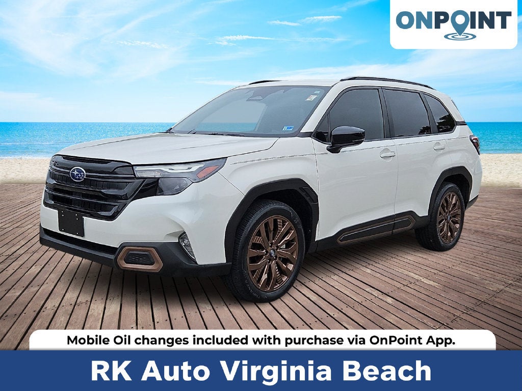 White 2025 Subaru Forester SUV / Crossover All-Wheel Drive Automatic