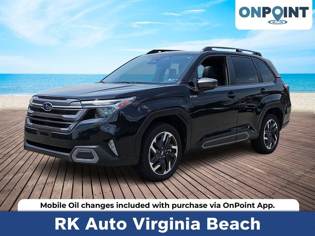 Black 2025 Subaru Forester Hybrid SUV / Crossover All-Wheel Drive Automatic